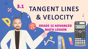 TANGENT LINES AND VELOCITY