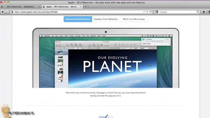 New Release! - Mac OS X Mavericks "Testing" Coming Soon