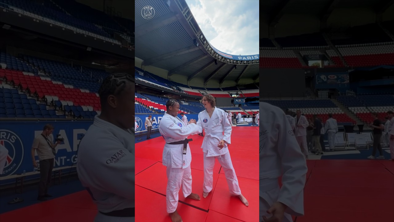 🥋 The belt tutorial with Romane Dicko! 🥋 Le tuto 𝙘𝙚𝙞𝙣𝙩𝙪𝙧𝙚 signé Romane Dicko ! 👋 @paris2024officiel