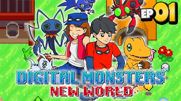 Digimon New World Part 1 NEW COMPLETED POKEMON / DIGIMON FAN GAME Gameplay Walkthrough