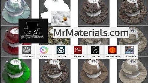 MrMaterials new website launched with Max-finalRender materials #1