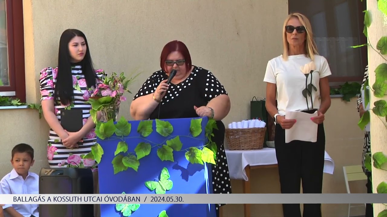 Ballagás a Kossuth utcai óvodában (2024.05.30)