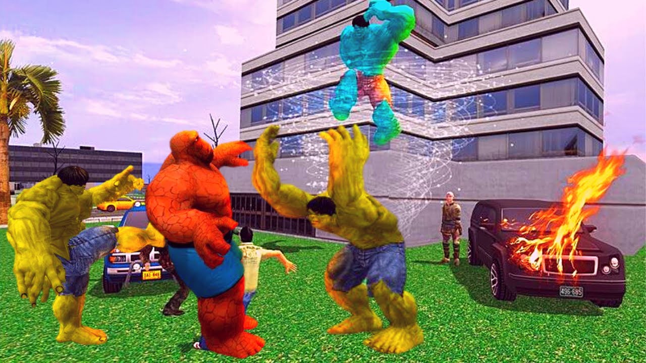 New Monster Hero VS Hulk Hero Crime City Battle Monster Hulk Hero Gangster Warrior Android Gameplay