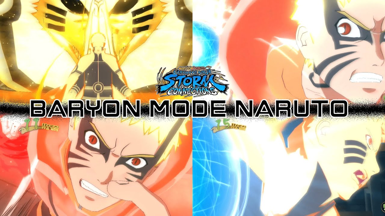 Naruto Uzumaki (Baryon Modo) Moveset Completo - NARUTO X BORUTO Ultimate  Ninja STORM CONNECTIONS 