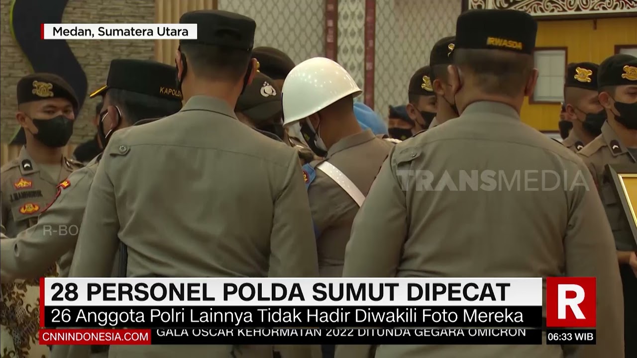 28 Personel Polda Sumut Dipecat | REDAKSI PAGI (23/12/21)