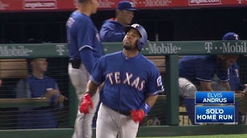 TEX@LAA: Andrus belts solo home run to left field