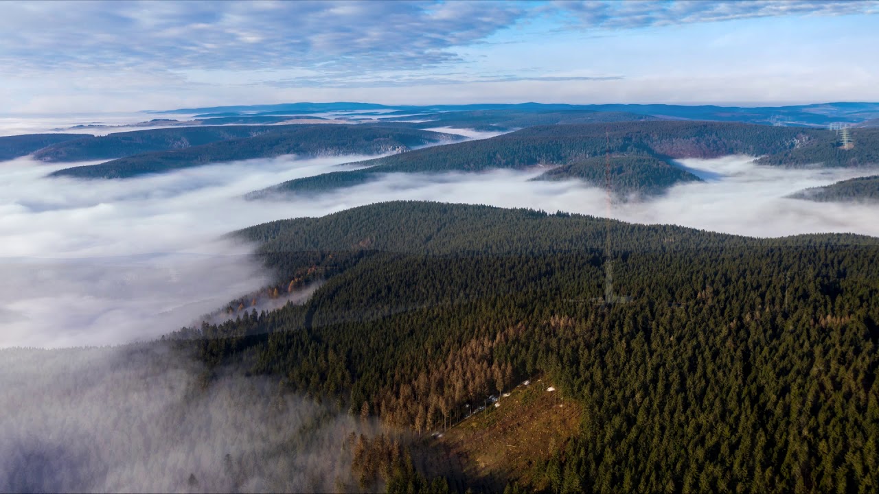 Blessberg über dem Nebel