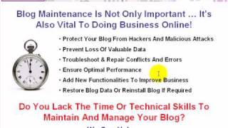 Blog Management Services - Importance Of WordPress Blog Maintenance