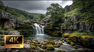 Cascading Rivers in 4K | Yorkshire Dales Nature Ambience for Sleep