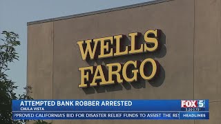 Attempted Bank Robber Arrested After Workers Hide In Vault