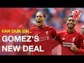 Virgil van Dijk on why Joe Gomez deserves his new Liverpool contract