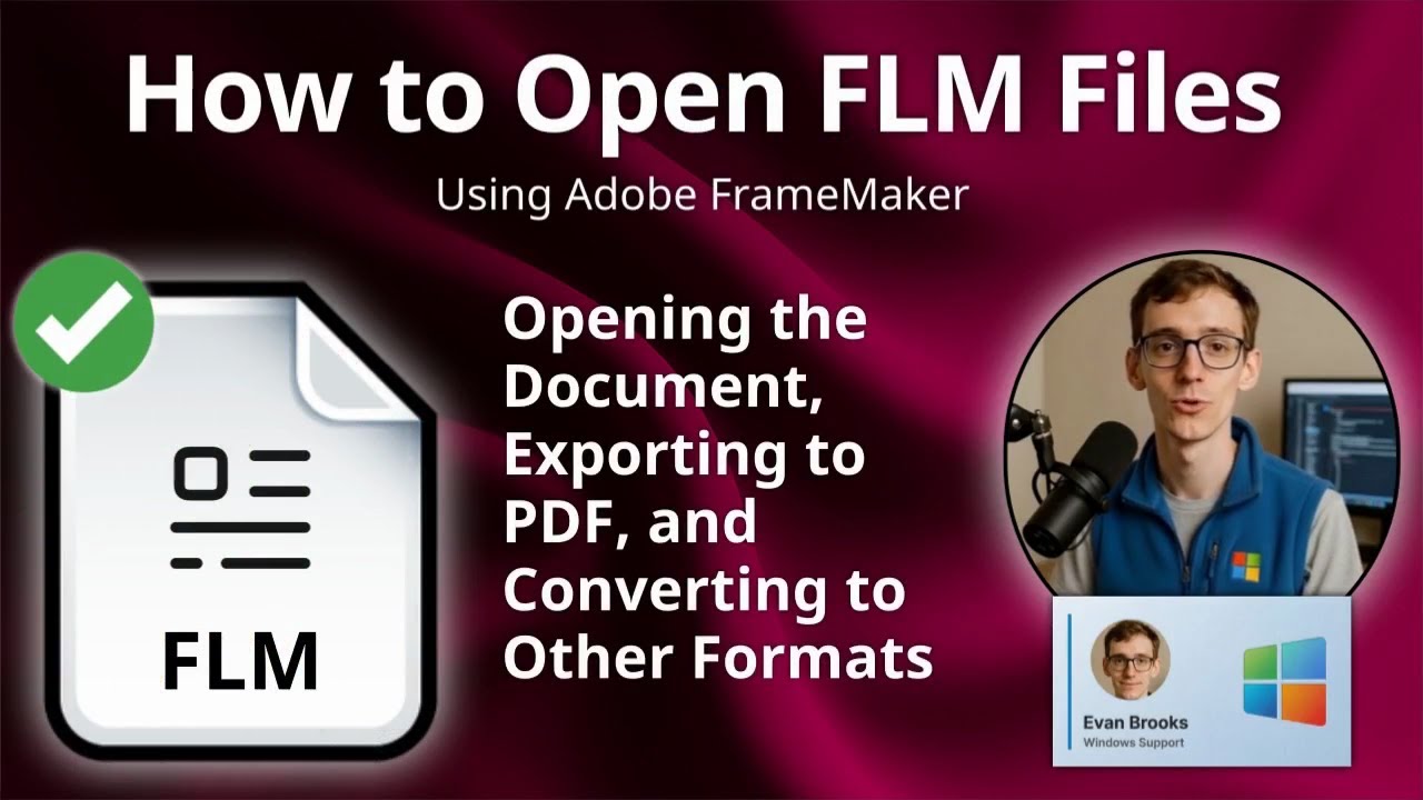 How to Open FLM Files (Adobe FrameMaker) - YouTube