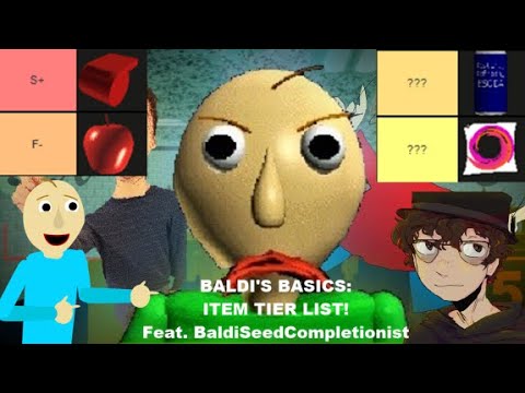 Create a Baldi's Basics Plus Tier List - TierMaker