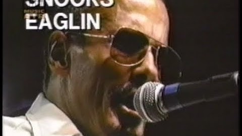 SNOOKS EAGLIN LIVE 1985 N.O./ "Mustang Sally/Guess Who?/Money/San-Ho-Zay/Hideaway/Johnny B Goode" &