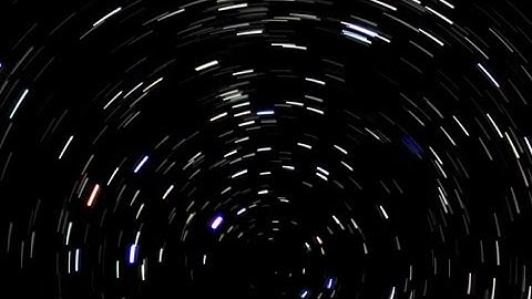 How to create a Long Exposure Trail of Stars in Photoshop Tutorial