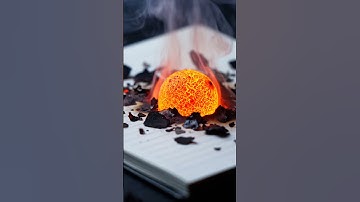 Can 1000°C Hot Ball pass through all these: things #satisfying #asmr #experiment