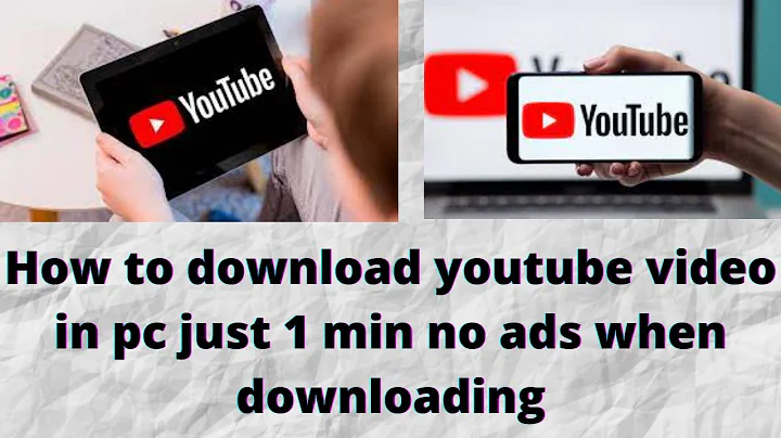How to download youtube video in 1- minute