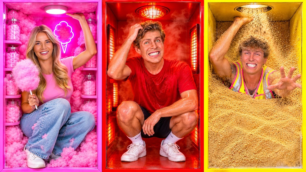 Trapped In Every Color For 24 Hours! — Transcript