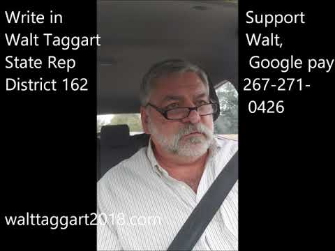 corruption in the PA courts, again. write in Walt Taggart District 162. walttaggart2018