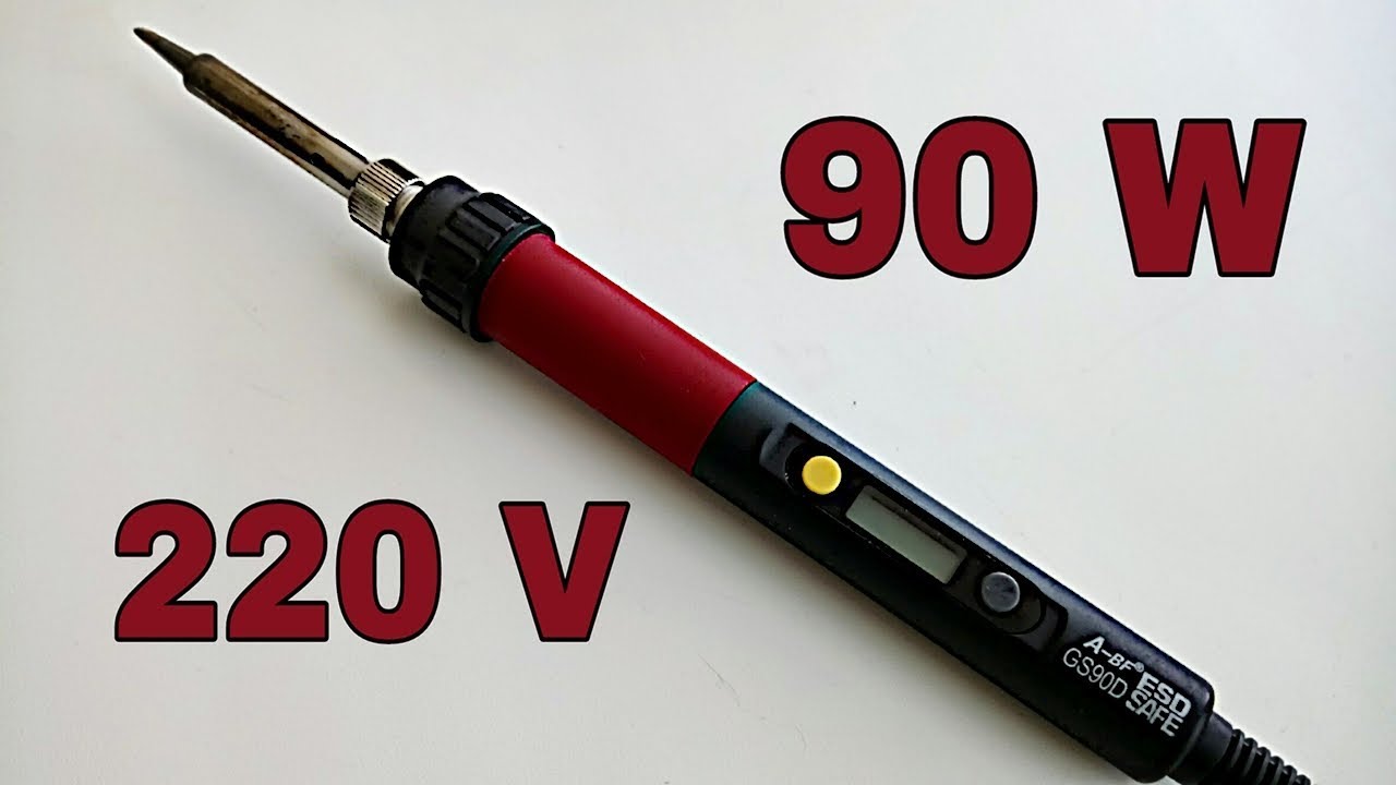 Новинка электронного паяльника GS90D 90W с алиэкспресс проверенный временем