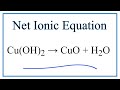 Chemical Reactions and Ionic Equations