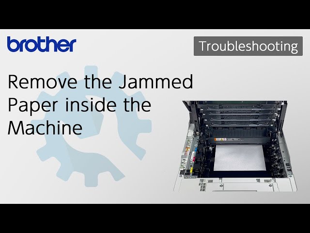 Remove a jammed paper (2-sided tray) [Brother Global Support] 