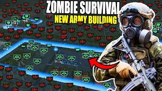 I built New Modern Army CITY WALLS in this ZOMBIE SURVIVAL Simulator! - Broken Arrow: Zombies screenshot 4