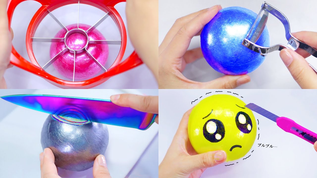 【ASMR】TapeBall Slime  完全にテープボールに味を占めたビッグハンド　2022年9月～12月まとめ　総集編