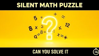 Silent Math Puzzle Livestream #mathpuzzles #silentlivestream