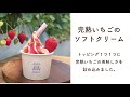 完熟いちごのソフトクリーム