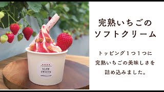 完熟いちごのソフトクリーム