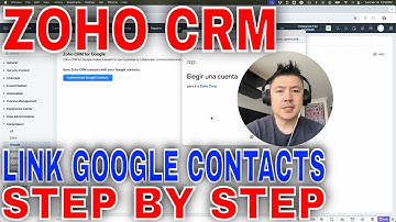 ✅  How To Link Connect Google Contacts To Zoho CRM🔴