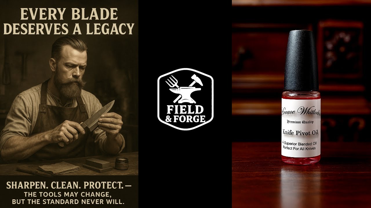 Knife Pivot Lube, Horace Whitlocks Knife Pivot lube, A blended Knife Oil For All Knives