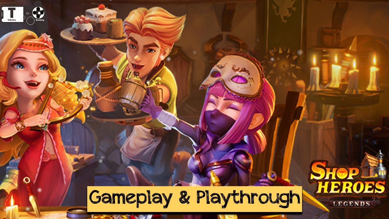 Shop Heroes Legends: Idle RPG Gameplay Android / iOS