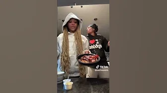 Nalyssa Smith and Dijonai Carrington mini vlog! #NalyssaSmithh #dijonai #wafflehouse #viralvideo thumbnail
