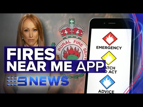 How To Use The Fires Near Me App Nine News Australia Youtube