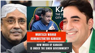 How much of Karachi is under the Sindh Government? - Murtaza Wahab - TPE Clips