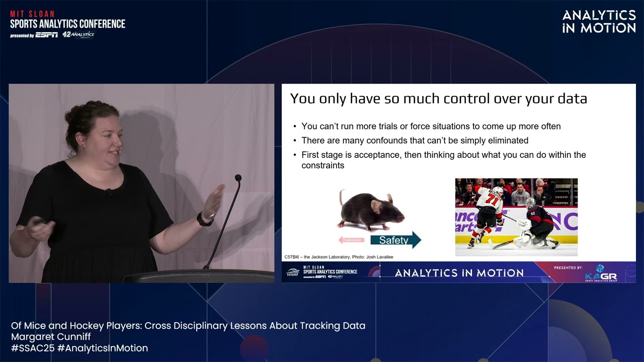 SSAC25: О мышах и хоккеистах: междисциплинарные уроки по отслеживанию данных