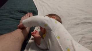 Adeline giving zerberts