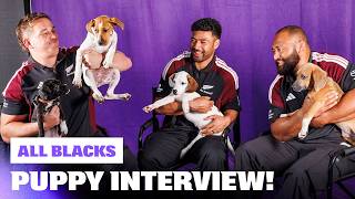 We Interviewed the All Blacks... With Puppies screenshot 5