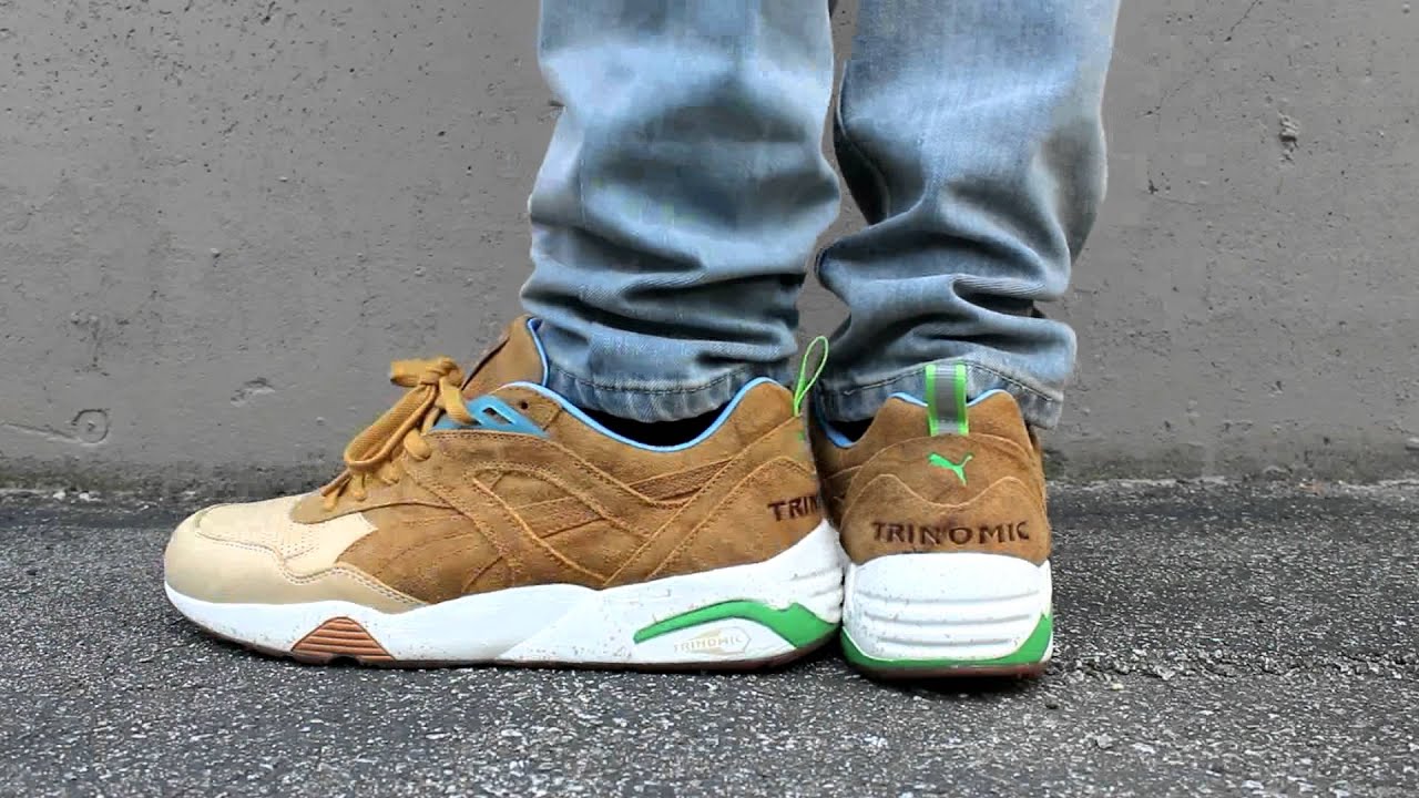 puma r698 on feet