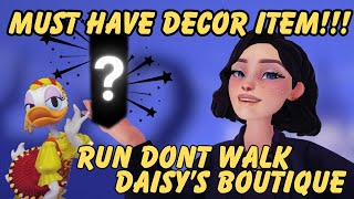 DAISY'S BOUTIQUE MUST HAVE ITEM | RUN DONT WALK | Disney Dreamlight Valley | Decor Inspiration