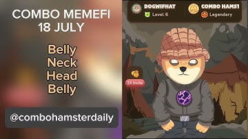 MemeFi Combo 18 July