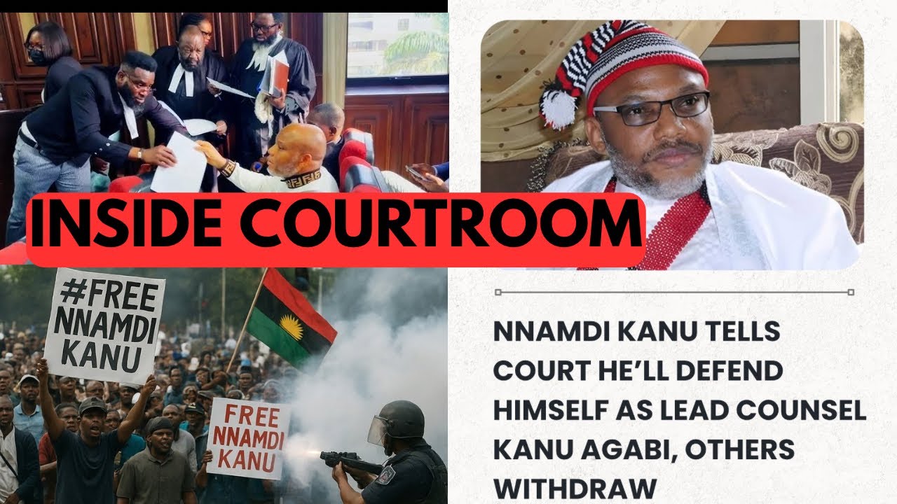 ‼️SOWORE AND NNAMDI KANU EMBRACE IN COURT AS IPOB LEADER ROARS IN HIS ...