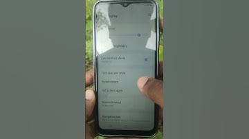 Screen time out settings in Samsung Galaxy A04 Smartphone #samsunga04