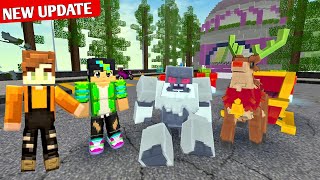 School party craft new official update|party craft add new Santa sled in city screenshot 2