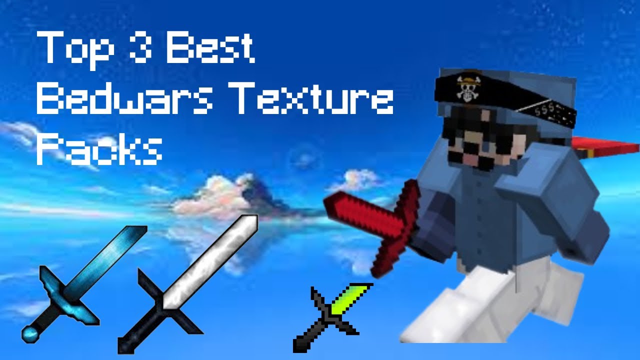 Top 3 best texture packs for bedwars FPS++++ - YouTube