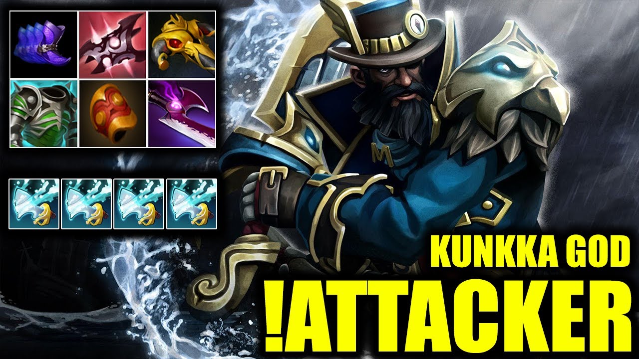 🔥 PIRATE GOD - !Attacker - Kunkka - DOTA 2 Pro Game Highlights