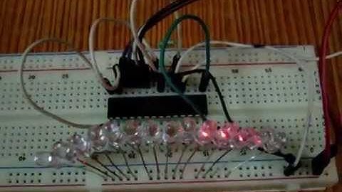 TLC5940 16 channel PWM Controller Arduino Demo