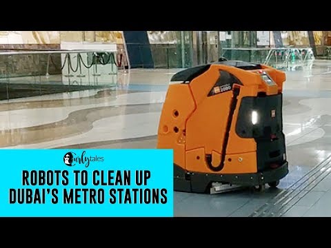 AI-Driven ‘Orange’ Robots To Clean Up Dubai’s Metro Stations | Curly Tales